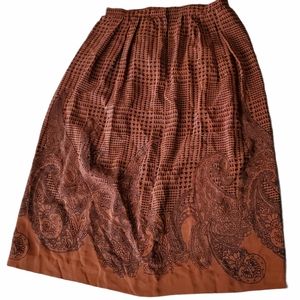 Vintage 80s Anne Crimmins Umi Collection Skirt 12